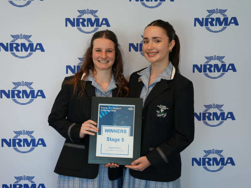 Stage 5 winners from St Mary Star of the Sea College